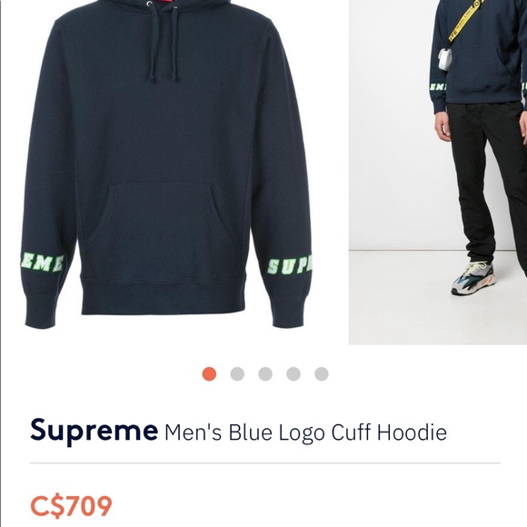 ***SOLD*** Authentic Supreme Cuff Logo - Picture 3 of 3